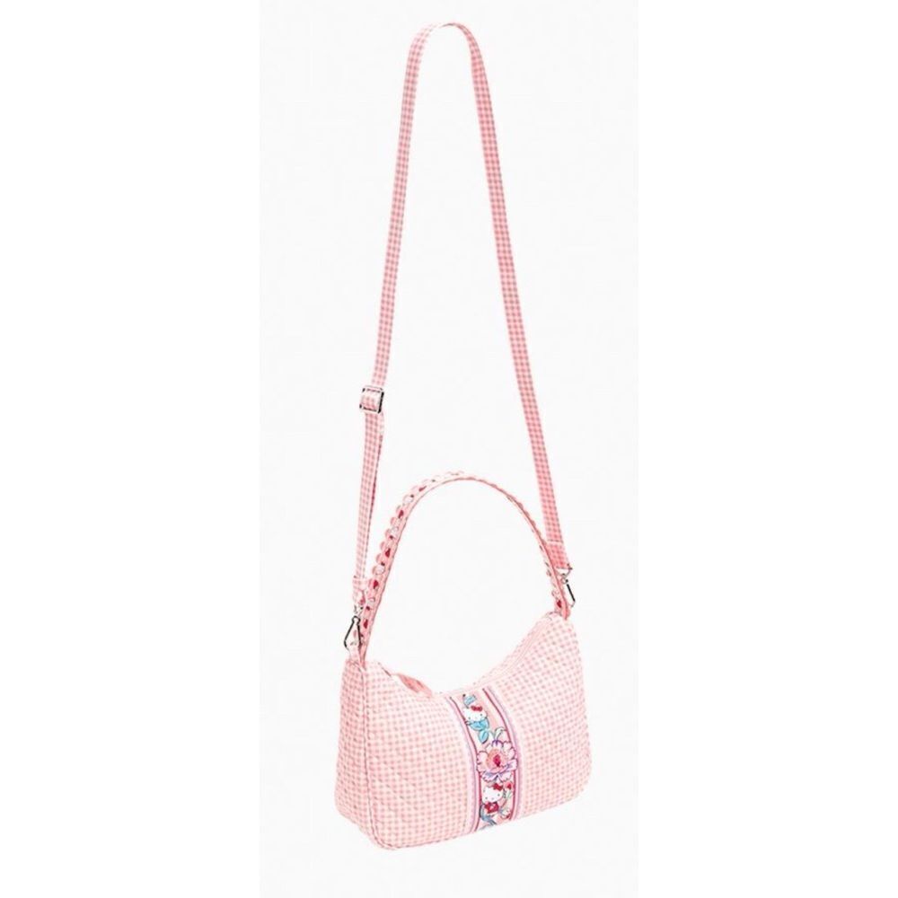 Vera Bradley
Frannie Crescent Crossbody Bag in Hello Kitty Gingham - Picture 3 of 13